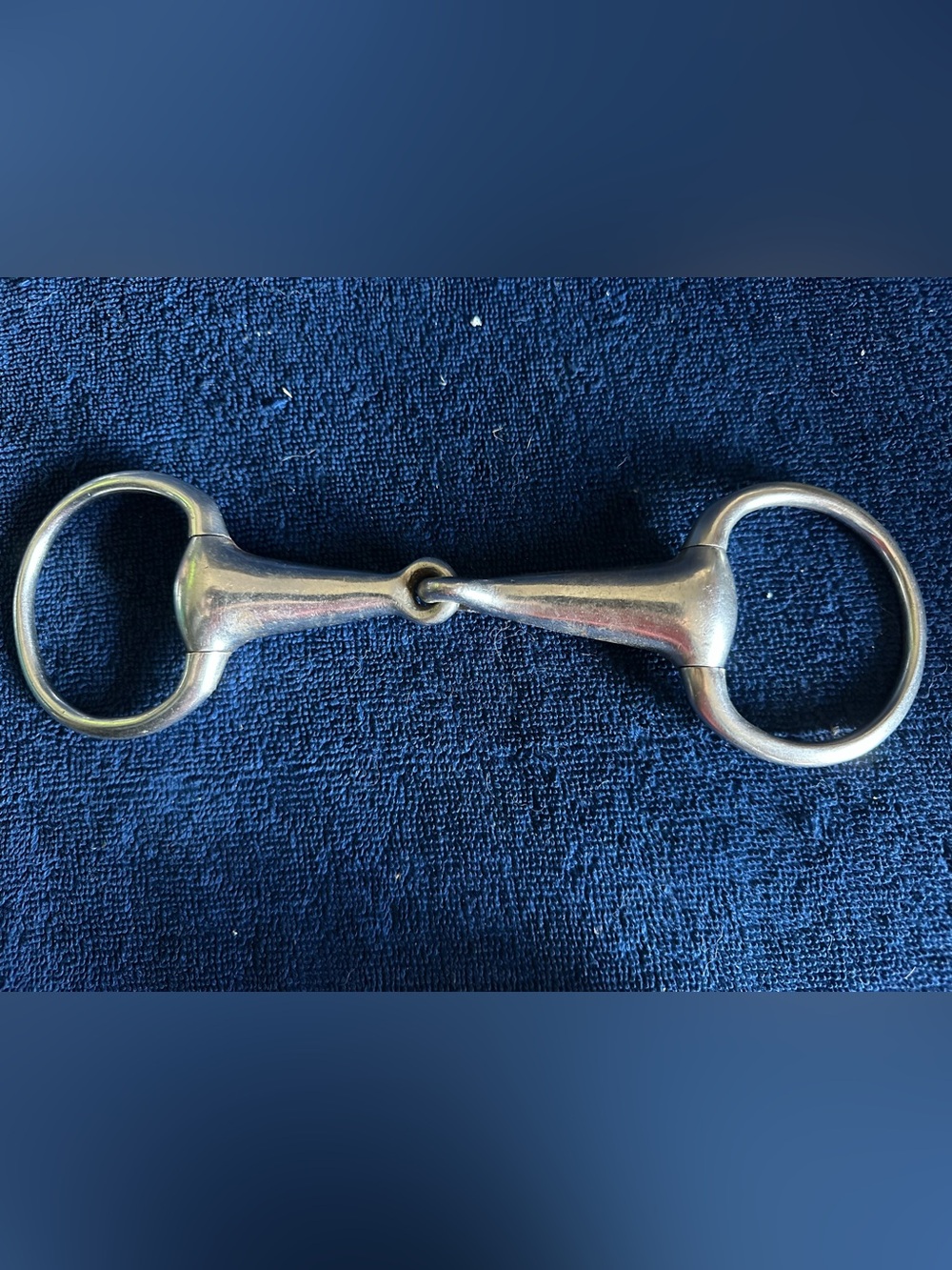 Horse Training Eggbutt Snaffle Bit 5” Gentle Wide Diameter SS Single Joint